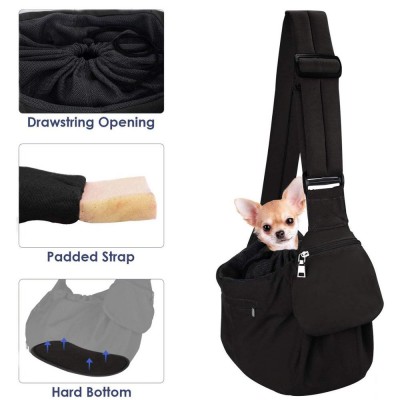 2020 Best Selling 300D Waterproof Polyester Soft Mesh Breathable Dog Bag Travel Cat Sling Carrier Pet Bag