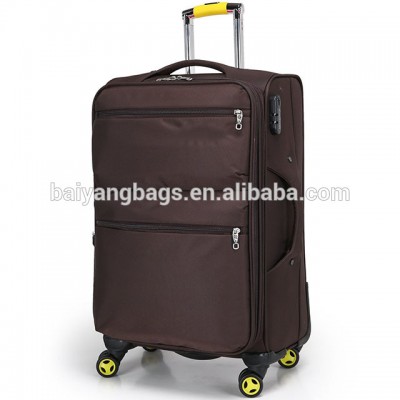 LUGGAGE TROLLEY BAG WAXED CANVAS MATERIAL LUGGAGE FOR LONG-DISTANCE TRAVEL WITH FOER SPINNER WHEELS